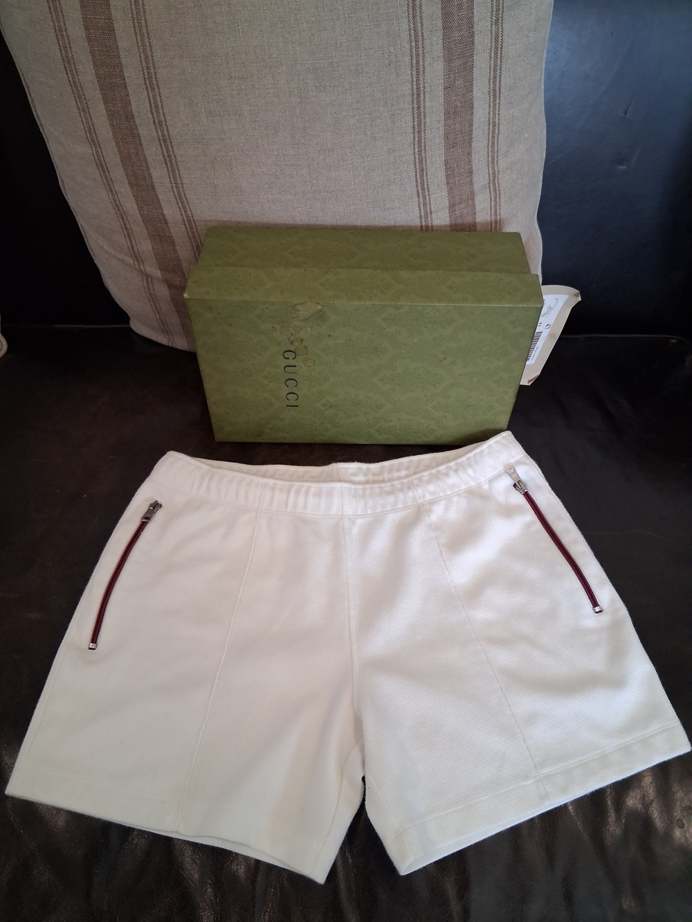 GUCCI White Shorts Unisex